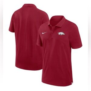 Arkansas Razorbacks Nike Football Polo, Official On Field Apparel